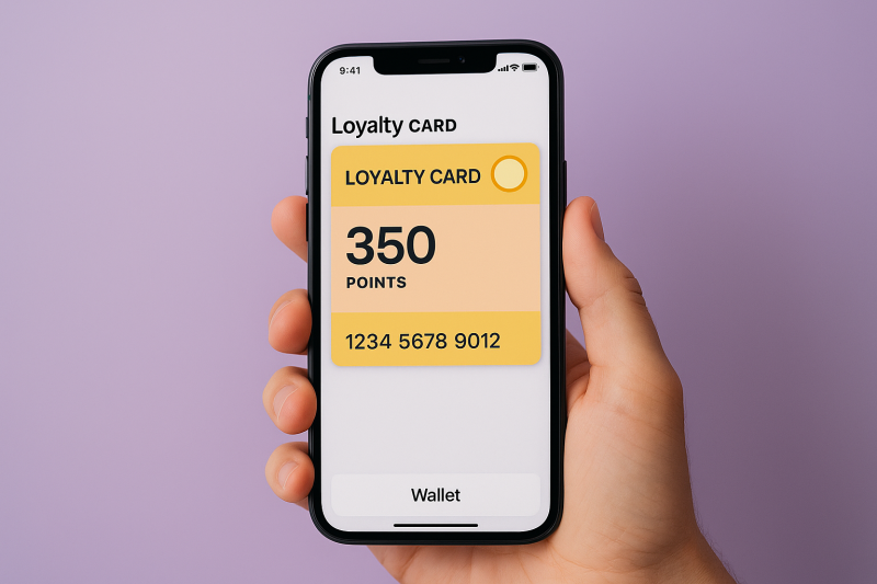 ajouter carte de fidelite iphone