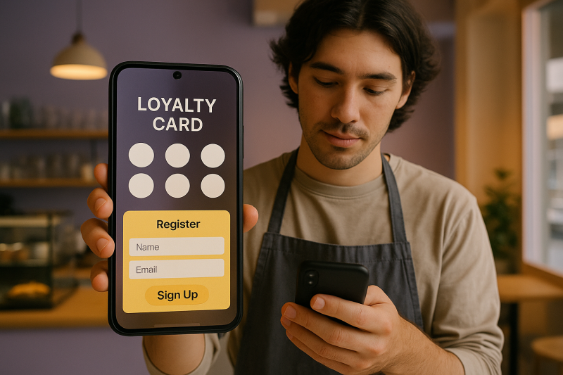 Cómo captar datos de clientes con tarjetas digitales