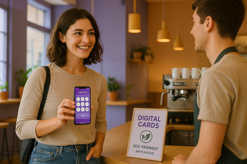 ¿Cuáles son las ventajas de una tarjeta de fidelidad sin plástico?