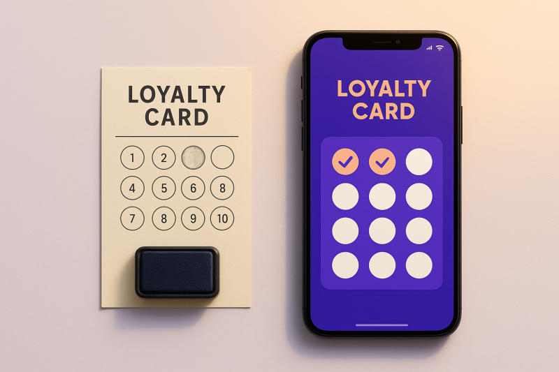 Digital loyalty card vs paper punch card — which is better? Digital loyalty card vs paper punch card — which is better?