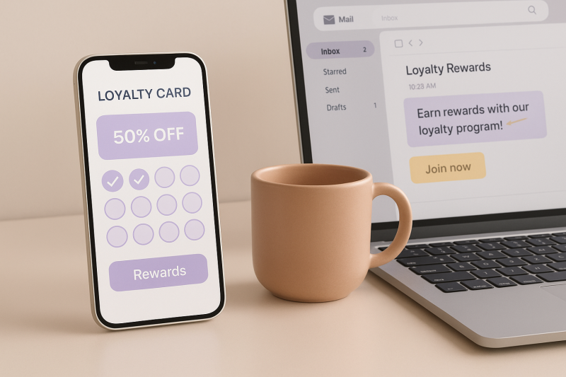 Digitale klantenkaart koppelen aan e mail marketing