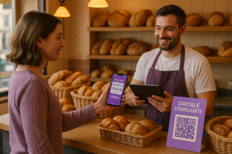 Digitale Stempelkarte für Bäckereien — einfach einrichten Digitale Stempelkarte für Bäckereien — einfach einrichten