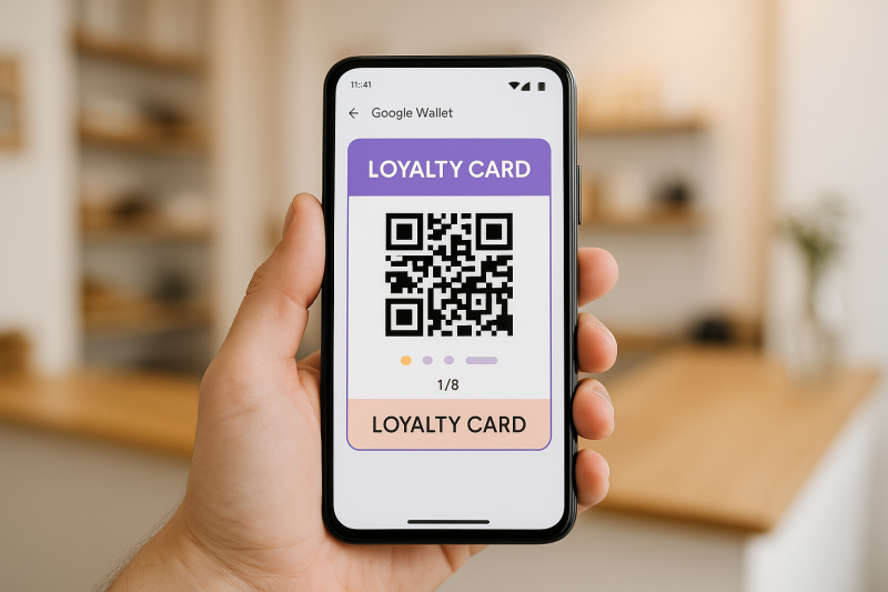 Google Wallet klantenkaart voor kleine ondernemers