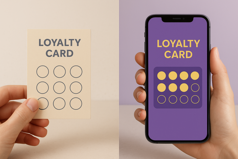 Kundenkarte aus Papier oder digital