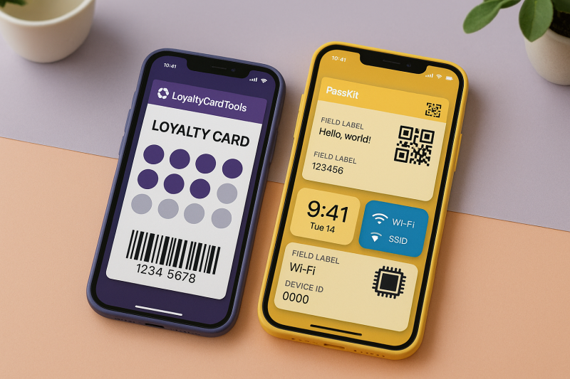 LoyaltyCardTools vs PassKit - full comparison 2026 LoyaltyCardTools vs PassKit - full comparison 2026