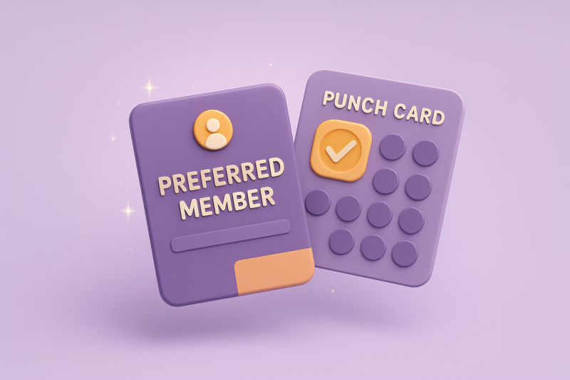 Preferred customer program