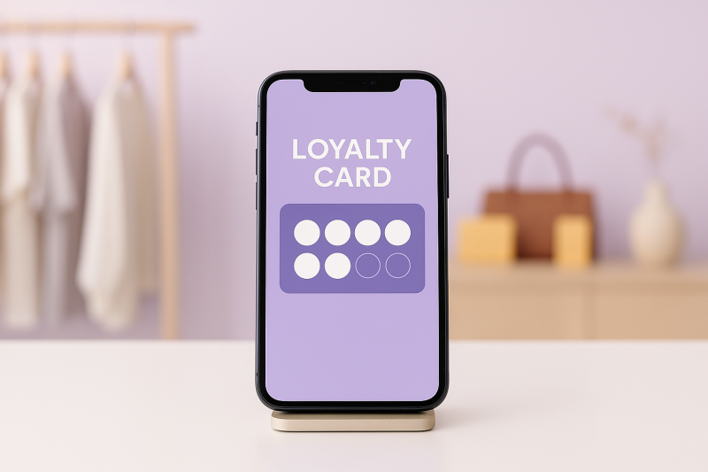 Tarjeta de fidelidad digital para tiendas sin ecommerce