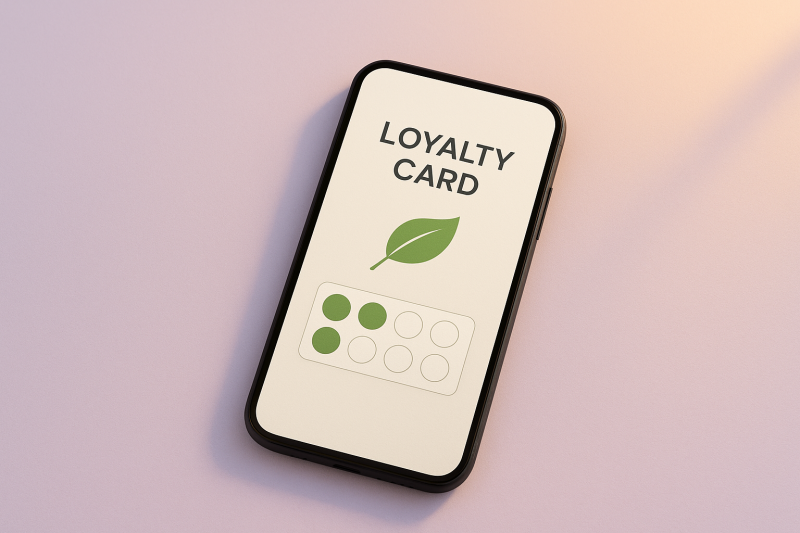 Tarjeta de fidelización sostenible